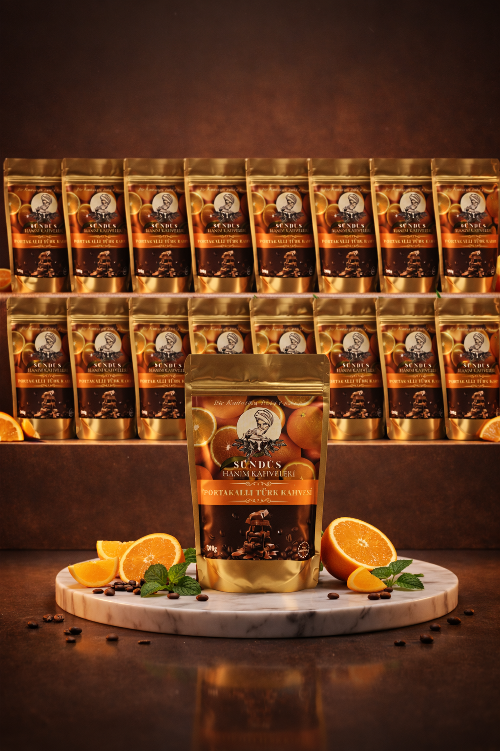 Portakallı Türk Kahvesi 200 g X 24 Adet