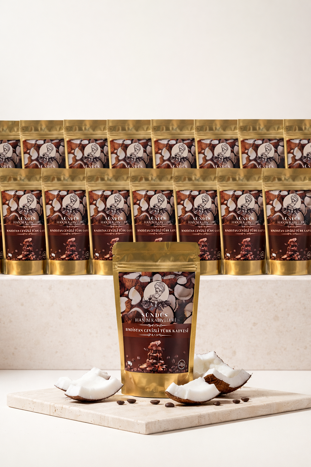 Hindistan Cevizli Türk Kahvesi 200g X 24 Adet