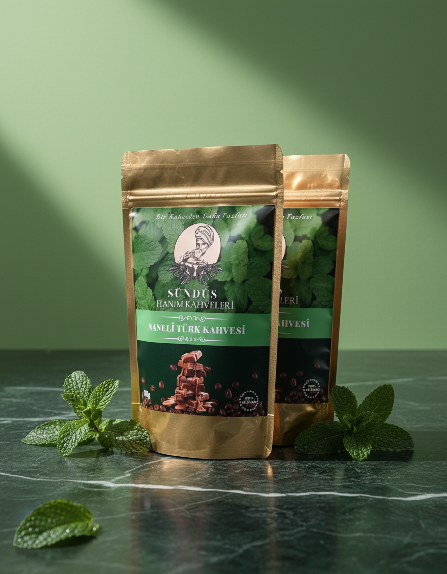 Naneli Türk Kahvesi 200g X 2 Adet